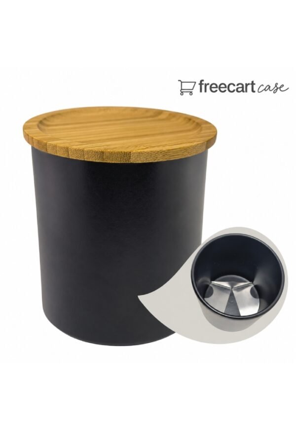 freecart case – black ceramic storage container with package opener