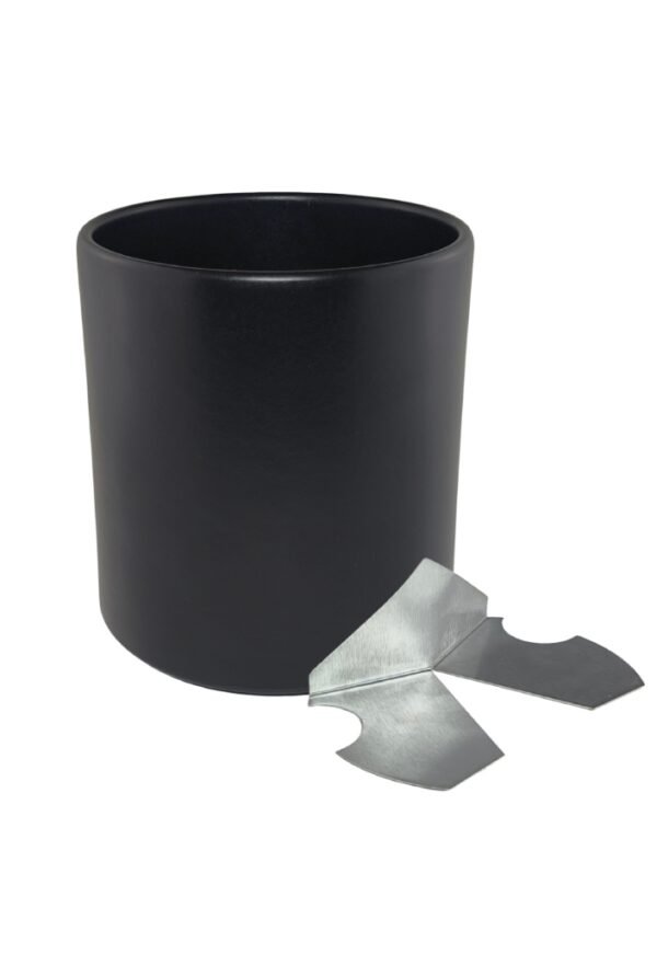 freecart case – black ceramic storage container with package opener