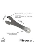 freecart key removable shopping trolley release tool