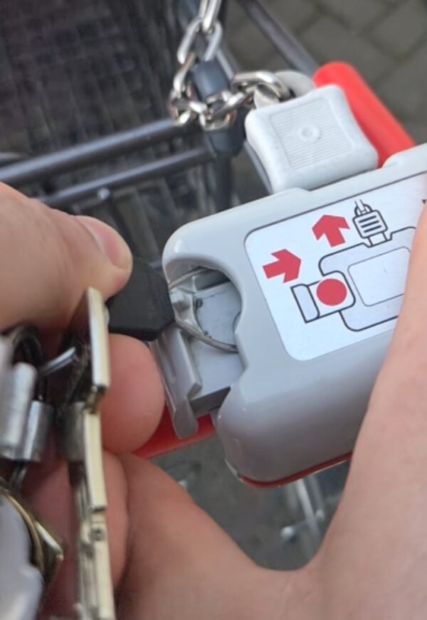 freecart loop removable shopping trolley release tool