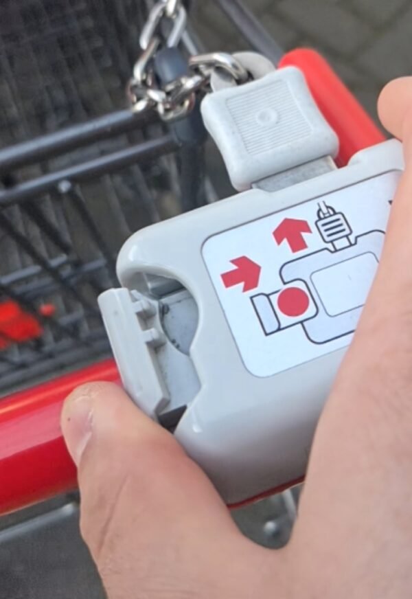 freecart loop removable shopping trolley release tool