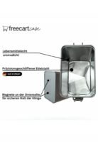 freecart case – coffee storage tin with package opener