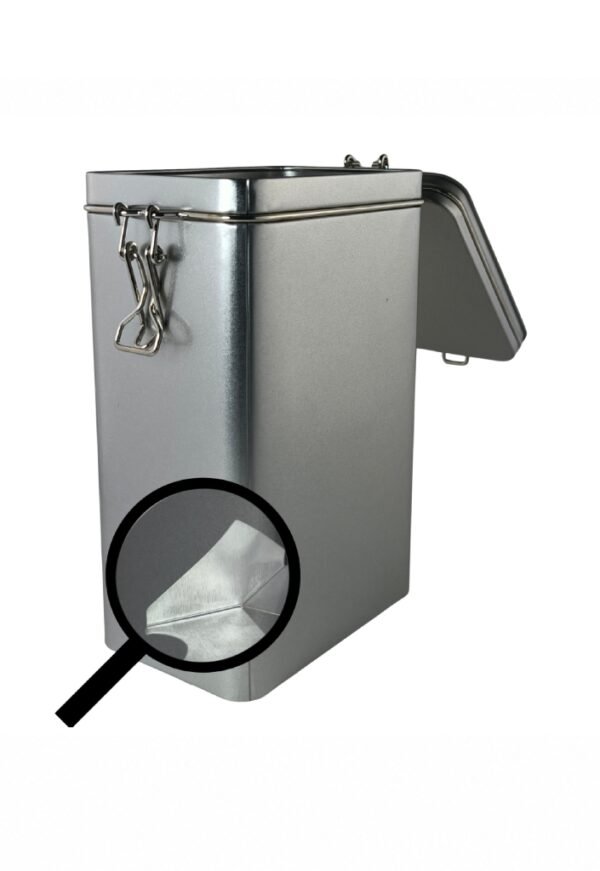 freecart case – coffee storage tin with package opener