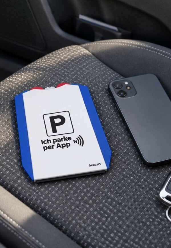 freecart parking disc with NFC tag