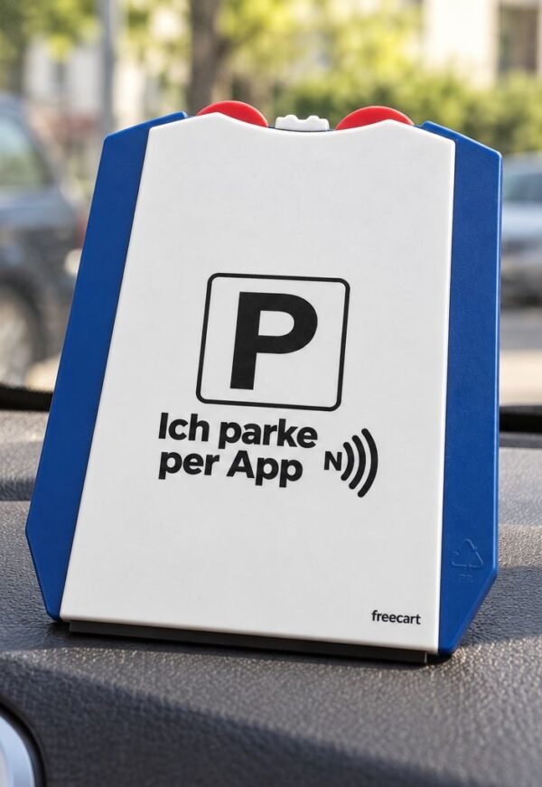 freecart parking disc with NFC tag