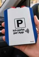 freecart parking disc with NFC tag