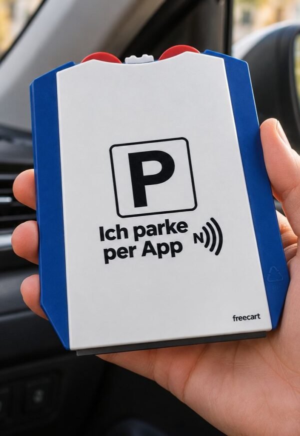 freecart parking disc with NFC tag